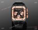AAA Swiss Copy Cartier Santos de Chronograph Black-Rose Gold Men's Watches (4)_th.jpg